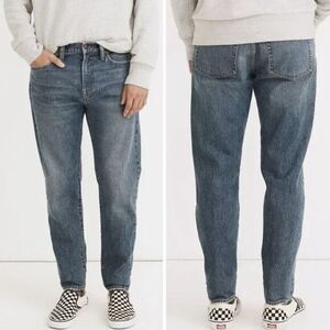 NEW Madewell Relaxed Taper Jeans in‎ Maxdale Wash, 32*32